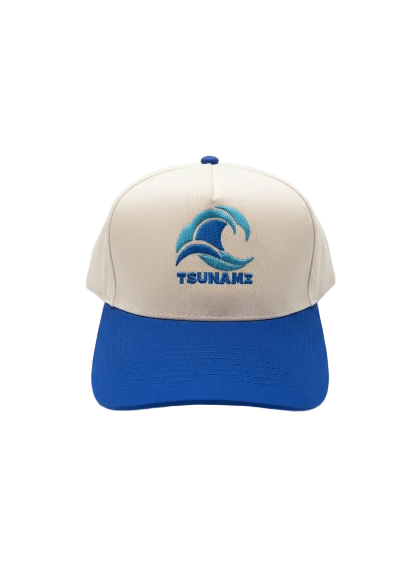 Surf Two Tone Snapback in Light Sand / Knicks Blue Brim