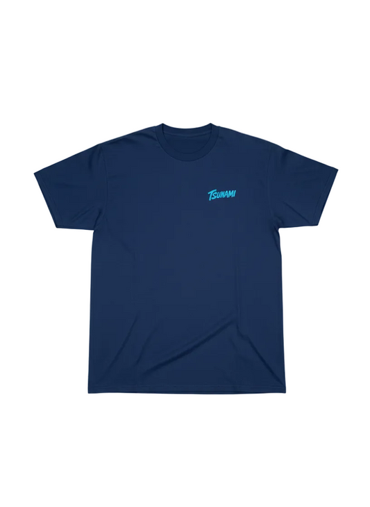 Wave Splash Tee in Wavy Navy