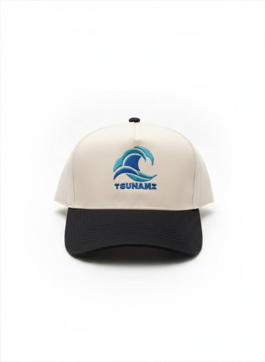 Surf Two Tone Snapback in Light Sand / Black Brim