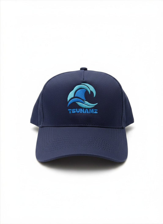 Surf Cotton Twill Snapback in Wavy Navy