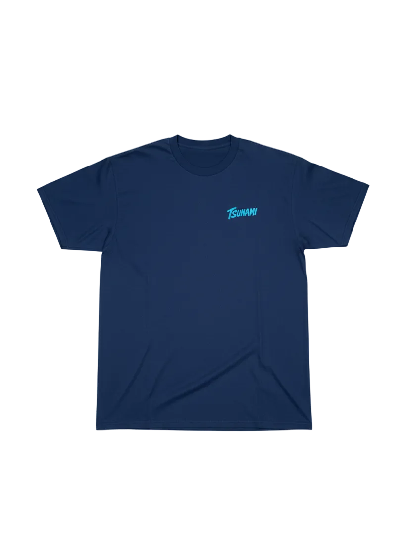 Wave Splash Tee in Wavy Navy