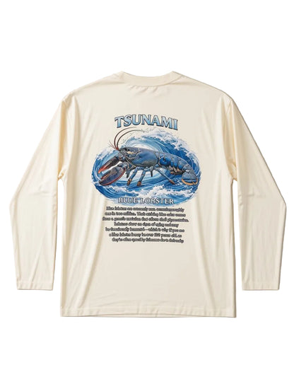 Blue Lobster LS in Light Sand