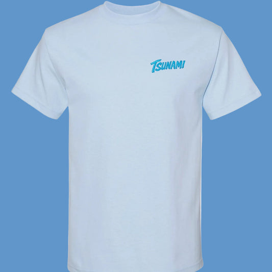 Wave Splash Tee in Sky Blue